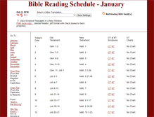 Tablet Screenshot of biblereadingschedule.com